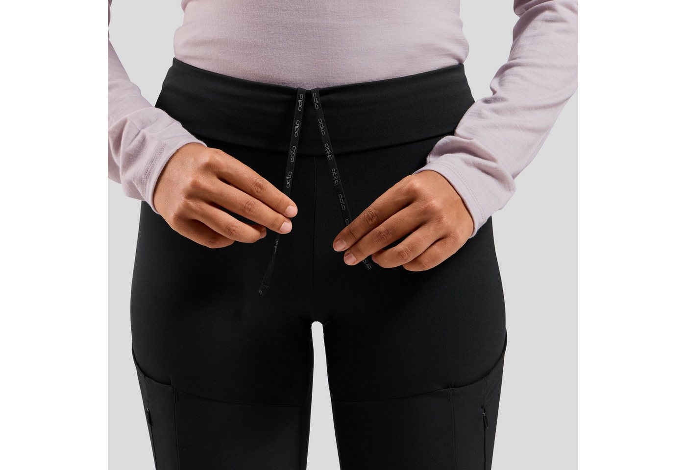 Odlo Outdoorhose Ascent Tights Wanderhose mit verstärkten Partien Bild 3