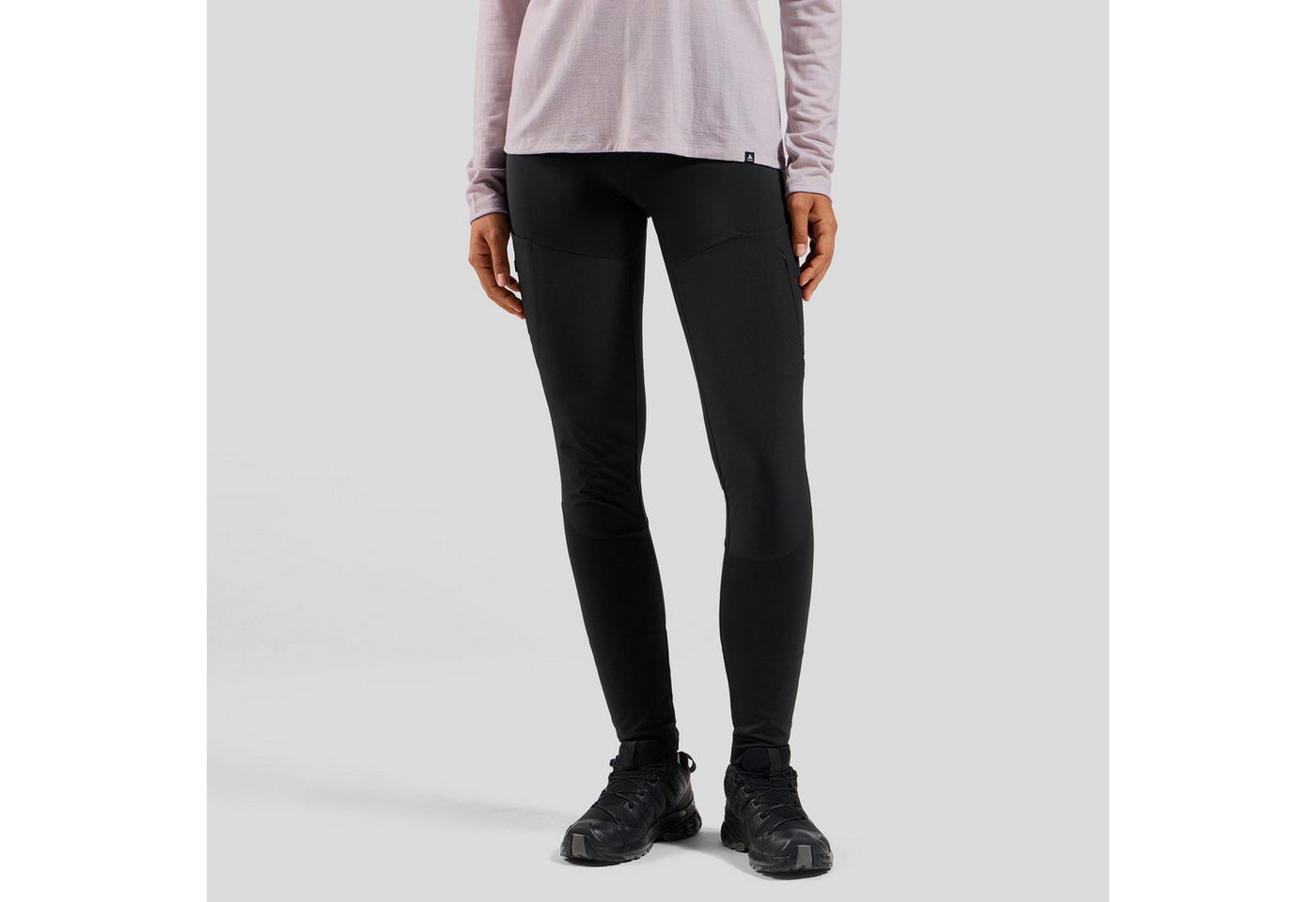 Odlo Outdoorhose Ascent Tights Wanderhose mit verstärkten Partien Bild 4