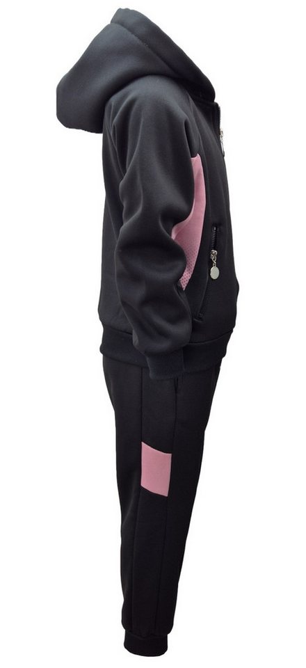 Girls Fashion Jogginganzug Jogginganzug Freizeitset Sweat-Jacke + Jogginghose MF171e Bild 2