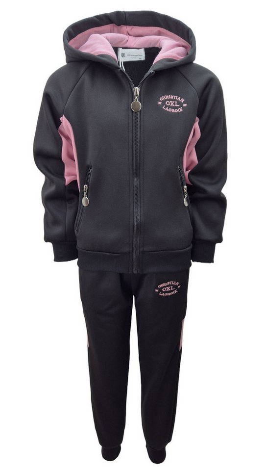 Girls Fashion Jogginganzug Jogginganzug Freizeitset Sweat-Jacke + Jogginghose MF171e Bild 4
