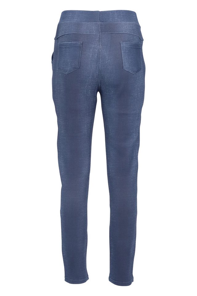 Thermohose malito Damen gefütterte Jeans-Optik Jeggings 7031 gefütterte weiche Jeans-Optik Jeggings