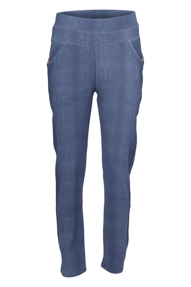 Thermohose malito Damen gefütterte Jeans-Optik Jeggings 7031 gefütterte weiche Jeans-Optik Jeggings Bild 2
