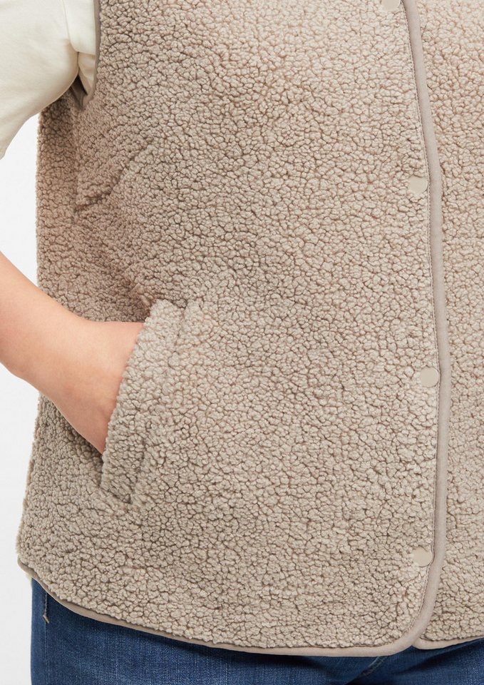 s.Oliver Funktionsweste Indoor-Weste Teddy-Weste im Relaxed Fit