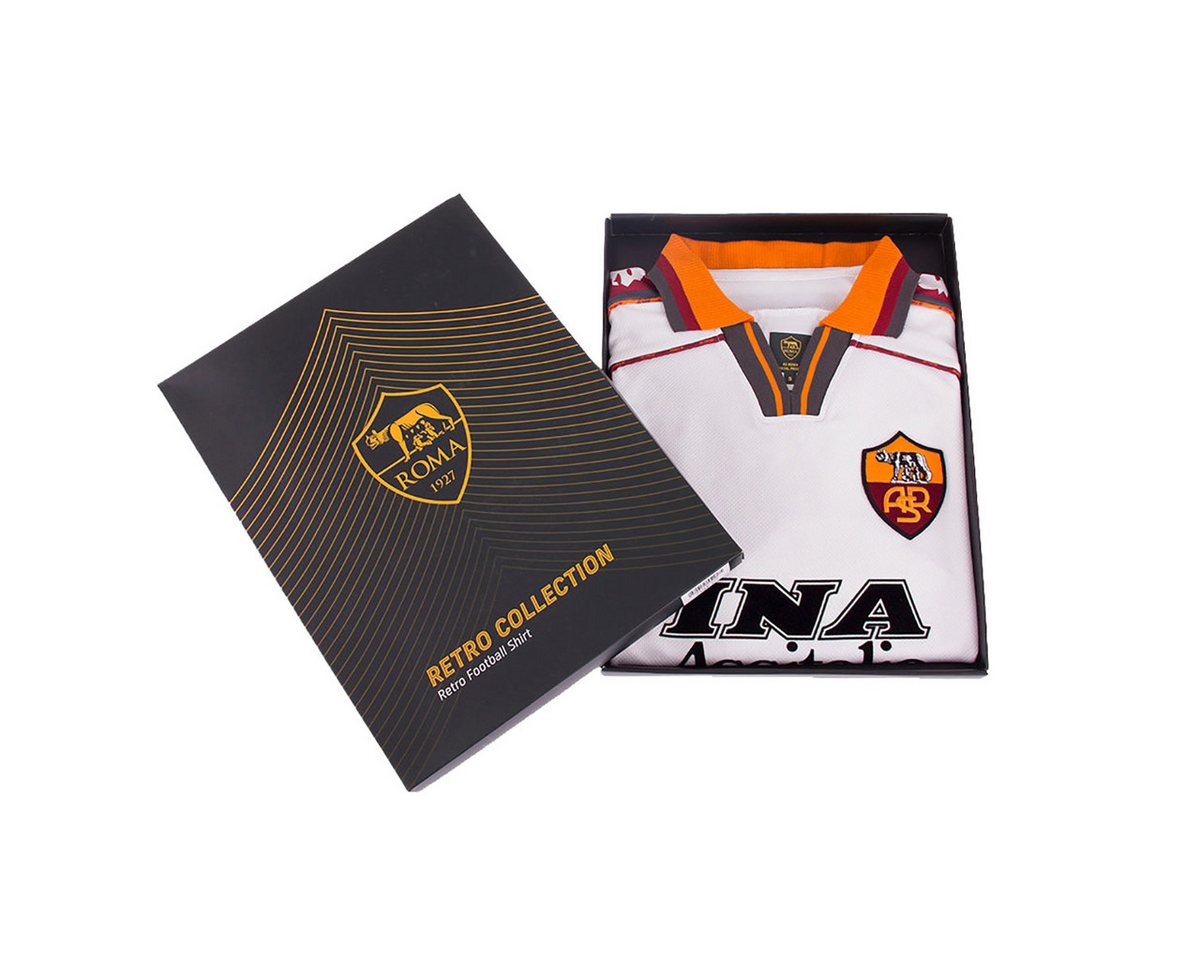 COPA Fußballtrikot AS Rom Auswärtstrikot 1998/99 (Packung) Bild 5