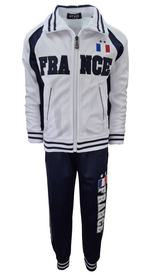 Fashion Boy Trainingsanzug Frankreich Trainingsanzug Freizeitanzug Jogginganzug JF5e (Set, Jacke + Hose) Bild 4