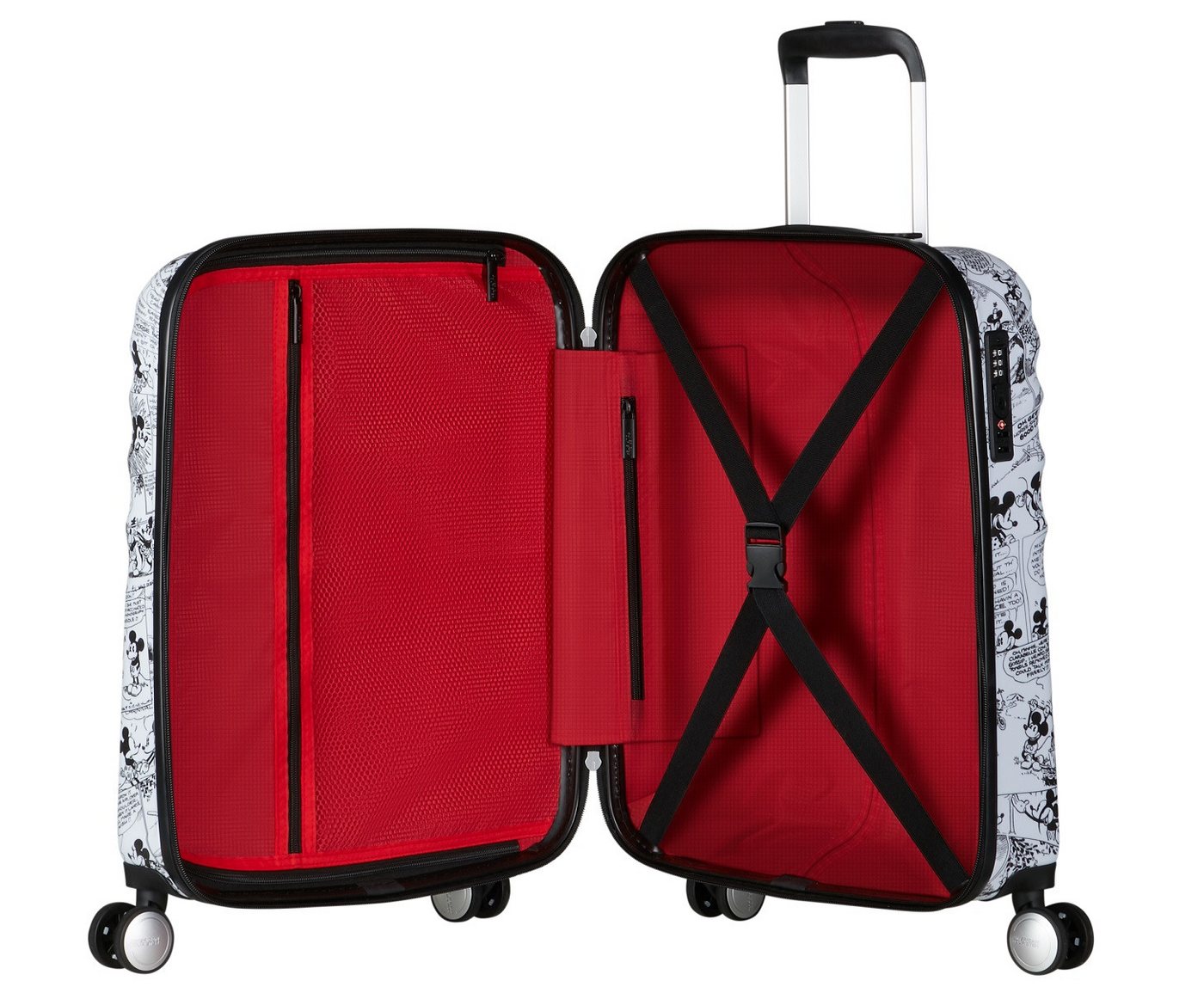 American Tourister® Handgepäckkoffer Wavebreaker Disney Spinner 55 cm, 4 Rollen, mit TSA-Zahlenschloss