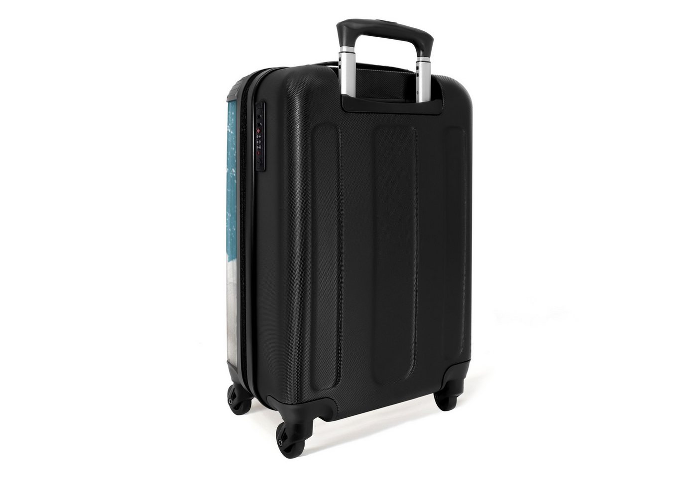 NoBoringSuitcases.com© Hartschalen-Trolley Dackel - Bad - Schaum - Wassertropfen 55x35x20cm, Handgepäck Koffer & Trolleys, Luggage, Reisekoffer Frauen Bild 3
