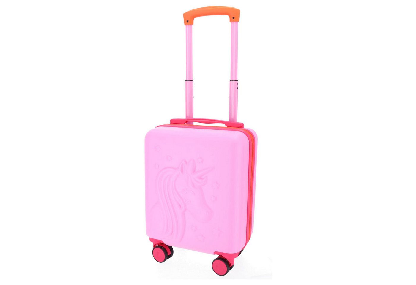 TheTrueC Koffer The TrueC Kinder Koffer Underseat - Einhorn pink, 2 Rollen Rollen Bild 2