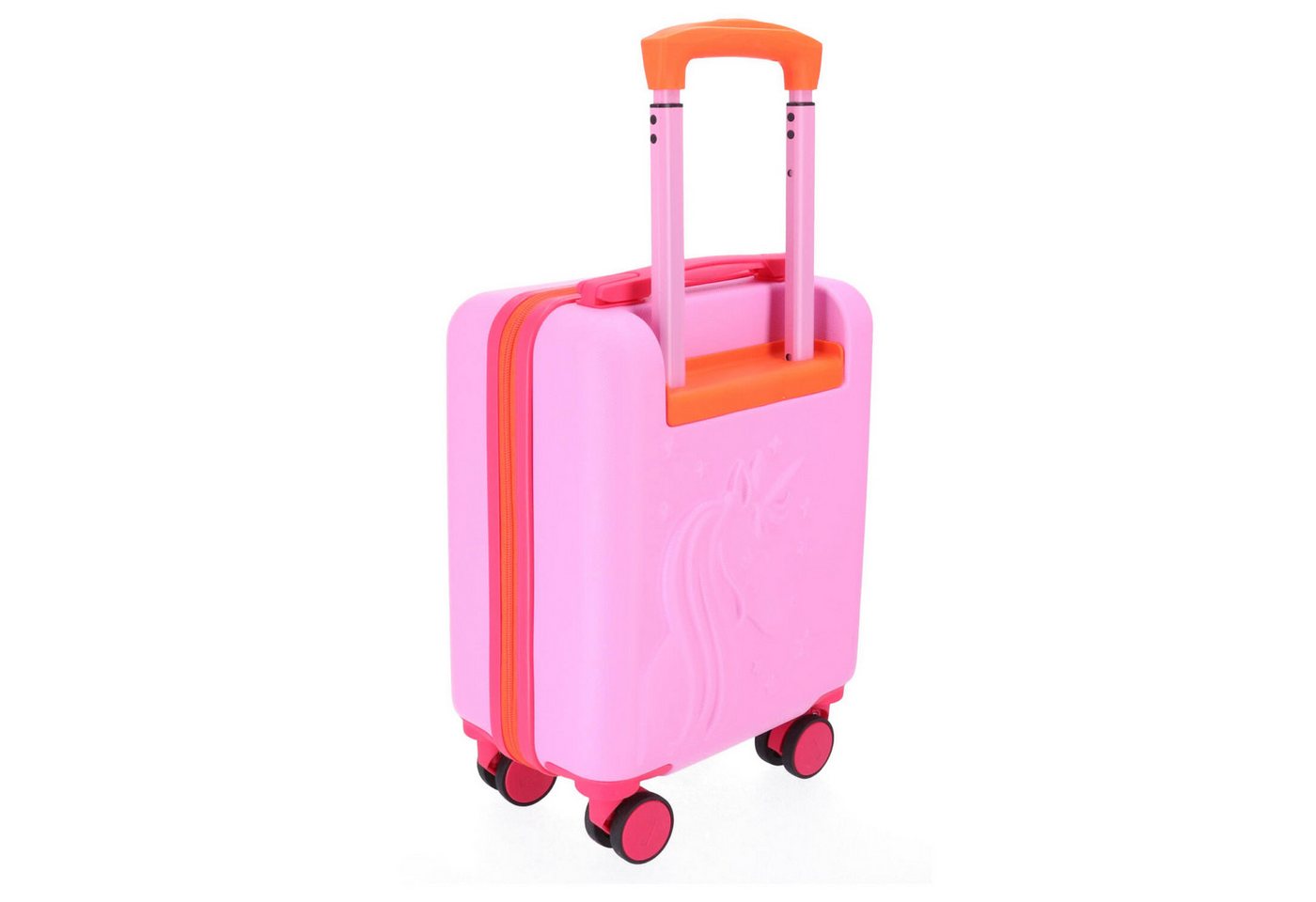 TheTrueC Koffer The TrueC Kinder Koffer Underseat - Einhorn pink, 2 Rollen Rollen Bild 4
