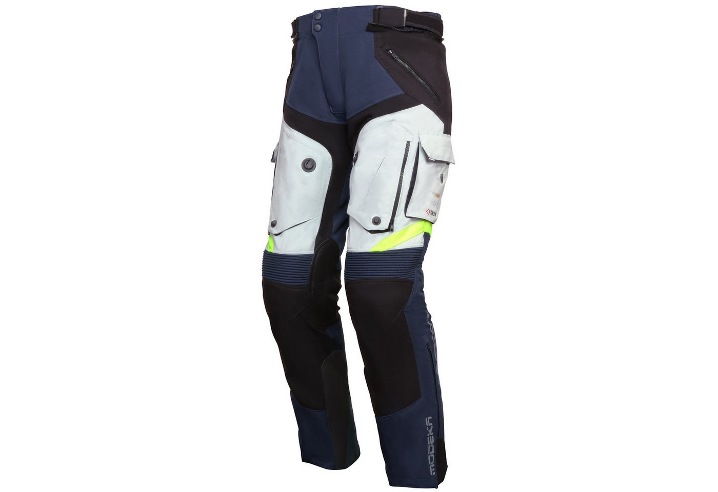 Modeka Motorradhose Modeka Motorradhose Panamericana II blau / hellgrau motorradhose herren