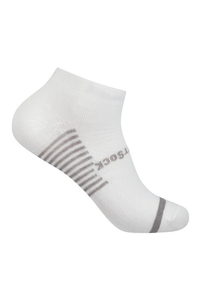 Wrightsock Sportsocken Sneaker Coolmesh II (dünn, atmungsaktiv, bequem) weiss - 1 Paar Bild 2