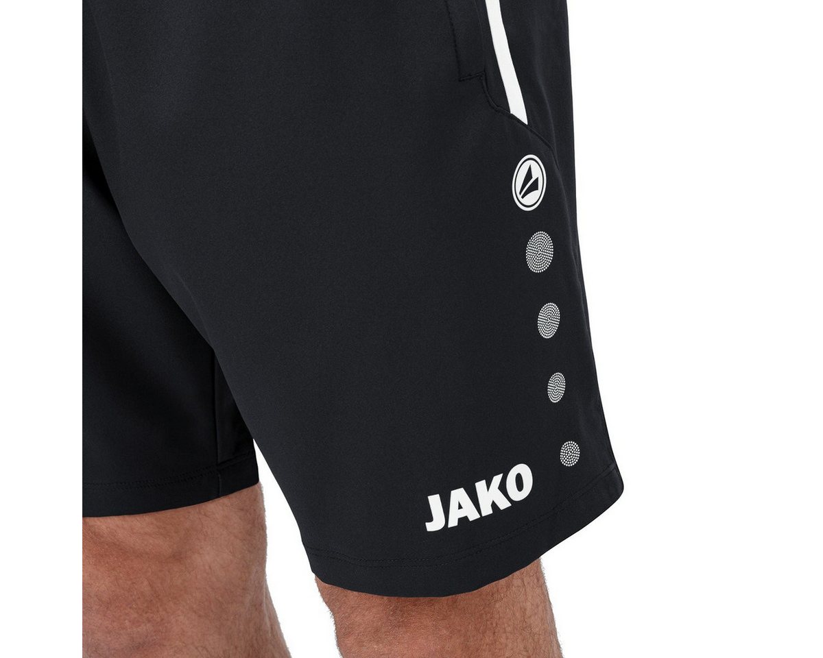 Jako Sporthose Short Competition 2.0 mit Reißverschluss kurz schwarz Herren