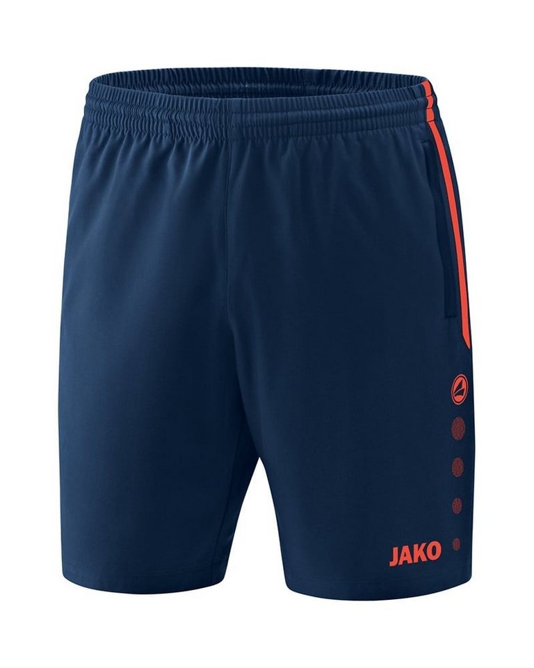 Jako Sporthose Short Competition 2.0 kurz dunkelblau/orange Jungen