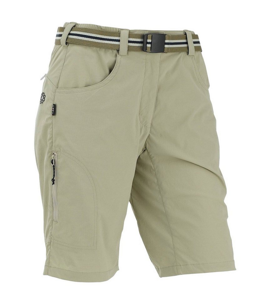 Maul Trekkinghose Wanderhose Rhön II kurz UV-Schutz beige Damen