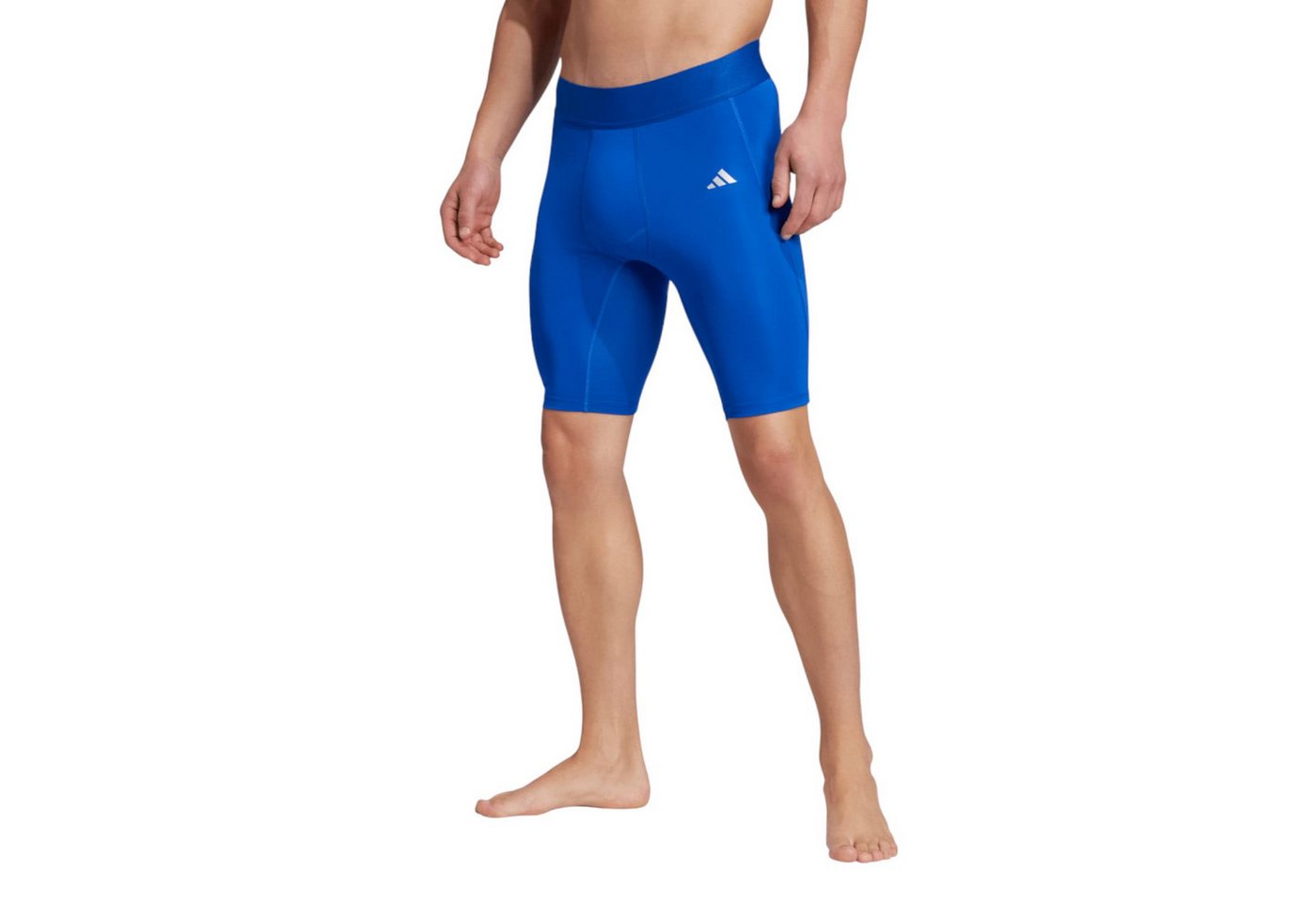 adidas Performance Trainingstights Sport-Tight Techfit (elastischer Bund) kurz blau Herren Bild 2
