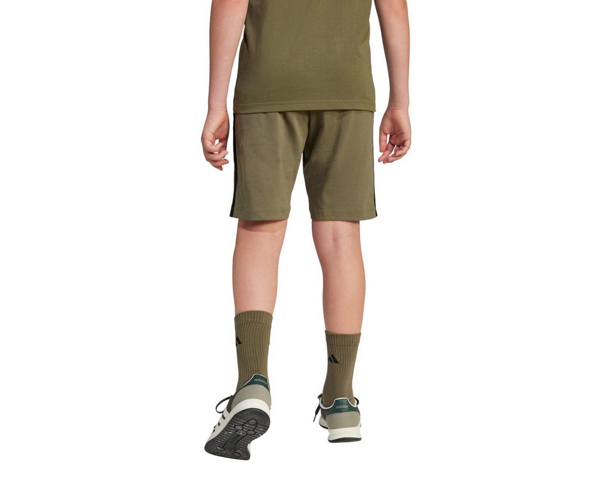 adidas Performance Trainingshose Essentials (Baumwolle) kurz olivegrün Jungen