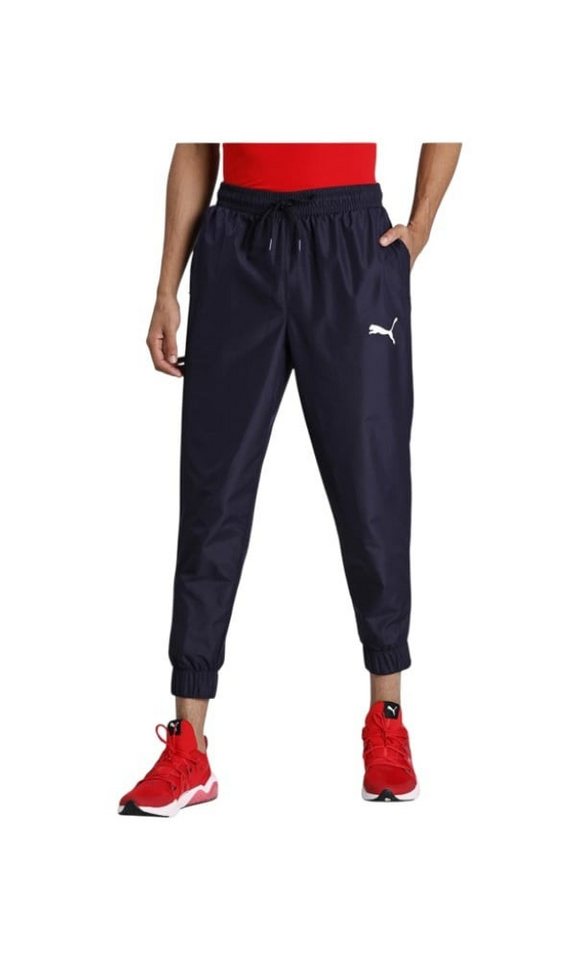 PUMA Trainingshose Cross The Line Warm Up Pant lang - navyblau Herren Bild 2