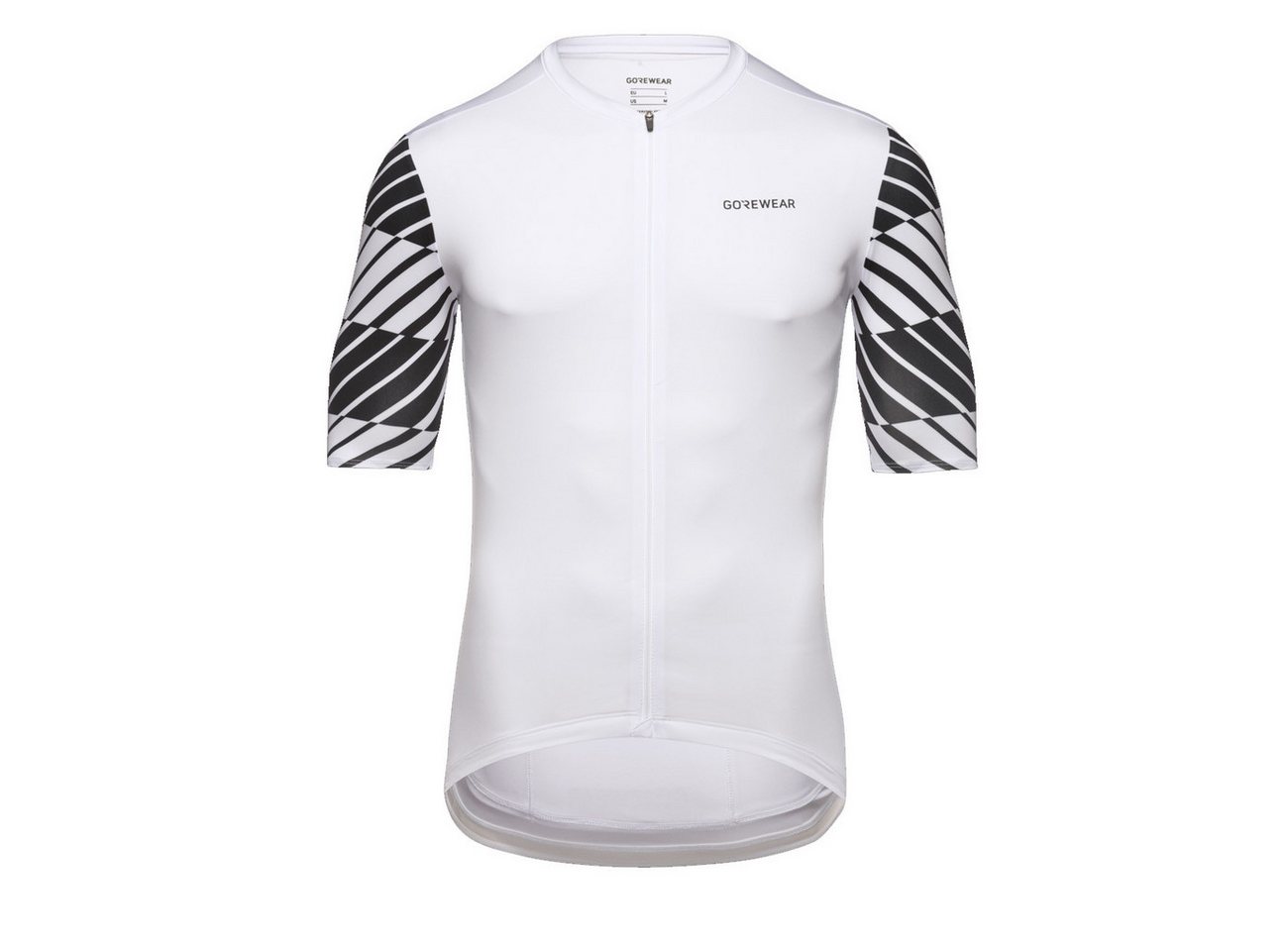 GORE® Wear Radtrikot Gore Wear Swiftride Optical Jersey Herren White Black