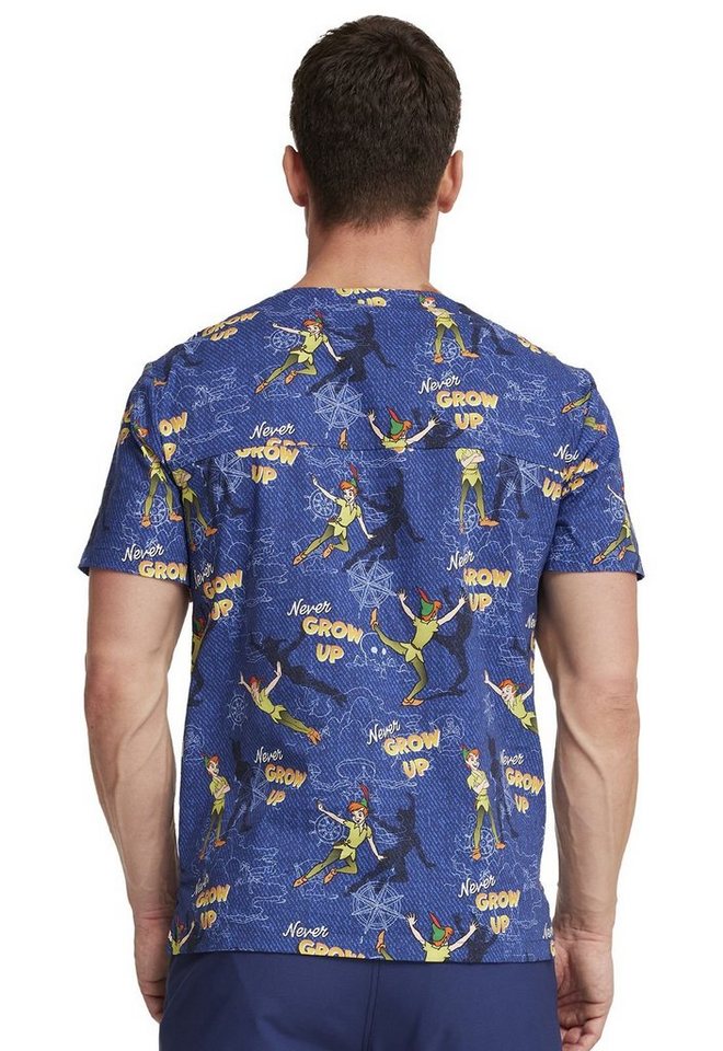 Cherokee Funktionsbluse Bunt bedruckter Unisex Kasack "Peterpan" Kasack mit Motiv Bild 3