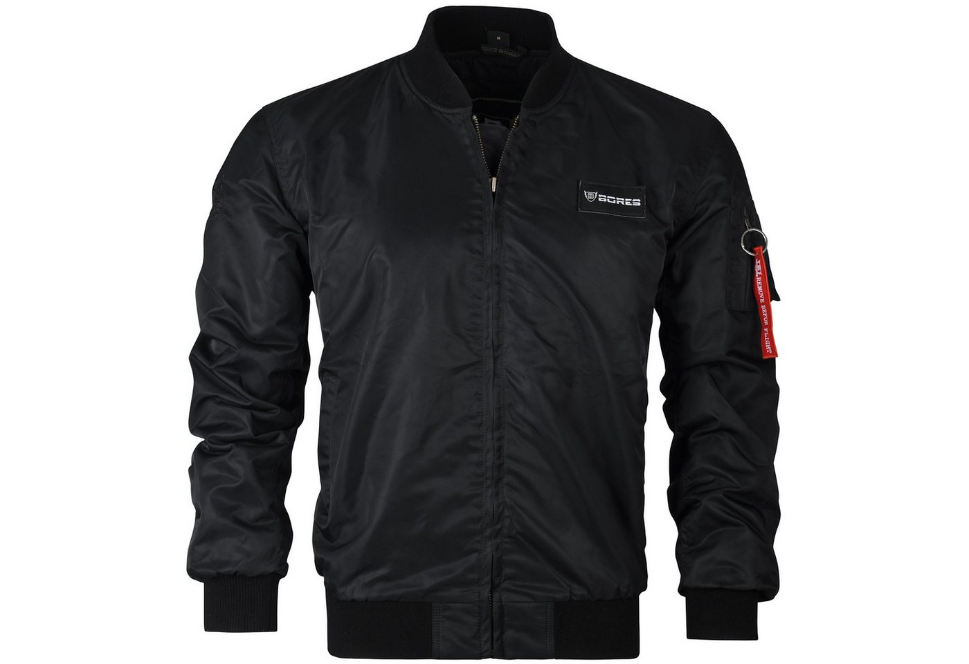 Bores Motorradjacke Bores Bomber Motorradjacke schwarz motorradjacke herren