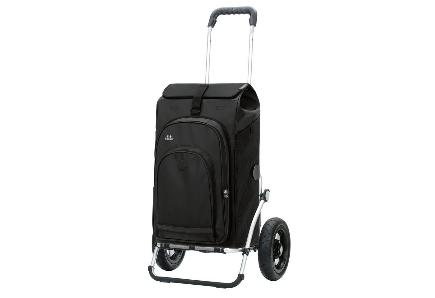 Andersen Einkaufstrolley Royal Shopper Hydro 3.0 schwarz, Thermofach 8 Liter, klappbar, belastbar bis 50kg, wasserabweisend Bild 2