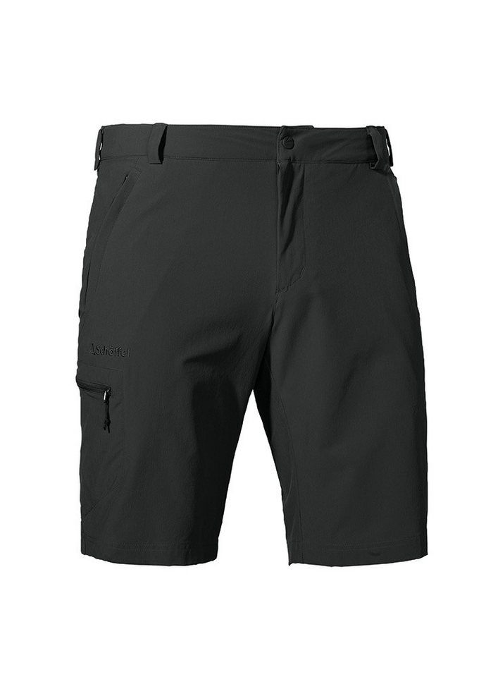 Schöffel Trekkinghose Wanderhose Folkstone (Trekking, 4-Wege Stretch) kurz anthrazitgrau