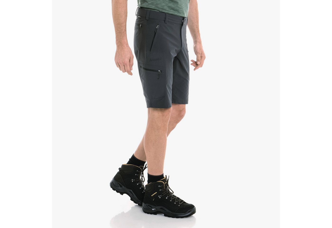 Schöffel Trekkinghose Wanderhose Folkstone (Trekking, 4-Wege Stretch) kurz anthrazitgrau Bild 2