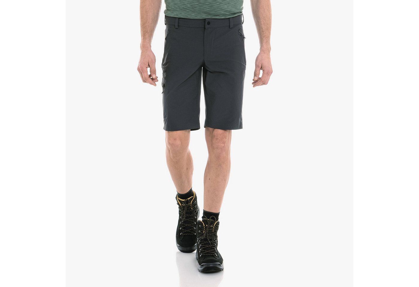 Schöffel Trekkinghose Wanderhose Folkstone (Trekking, 4-Wege Stretch) kurz anthrazitgrau Bild 4