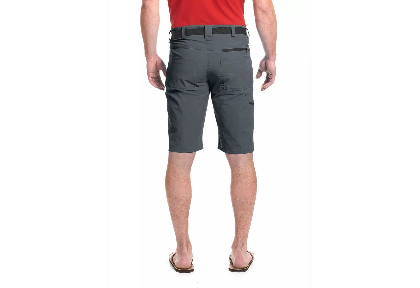 Maier Sports Trekkinghose Wanderhose Bermuda Nil graphitgrau Herren Bild 3