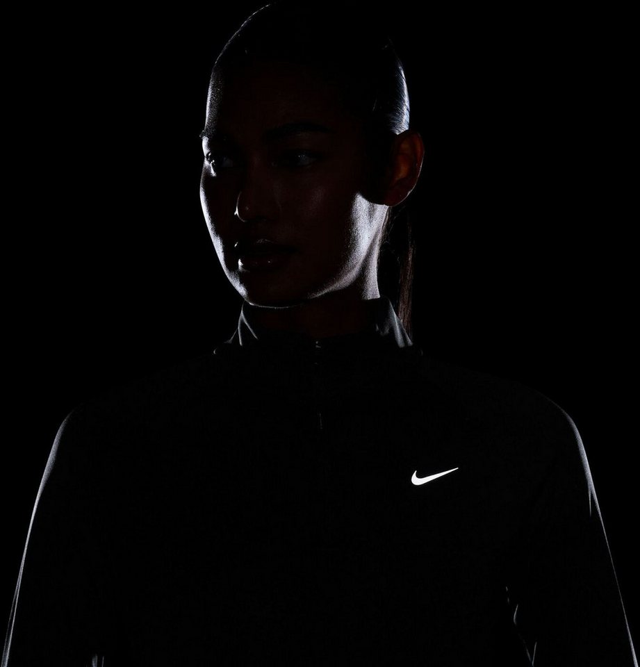 Nike Laufshirt W NK TEMPO DF HZ TP BLACK/REFLECTIVE SILV Bild 4