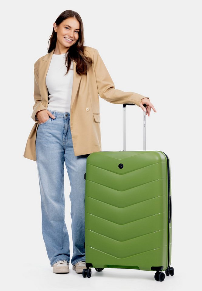 EMILY & NOAH Hartschalen-Trolley E&N Travelbestie Werner, 4 Rollen Bild 3