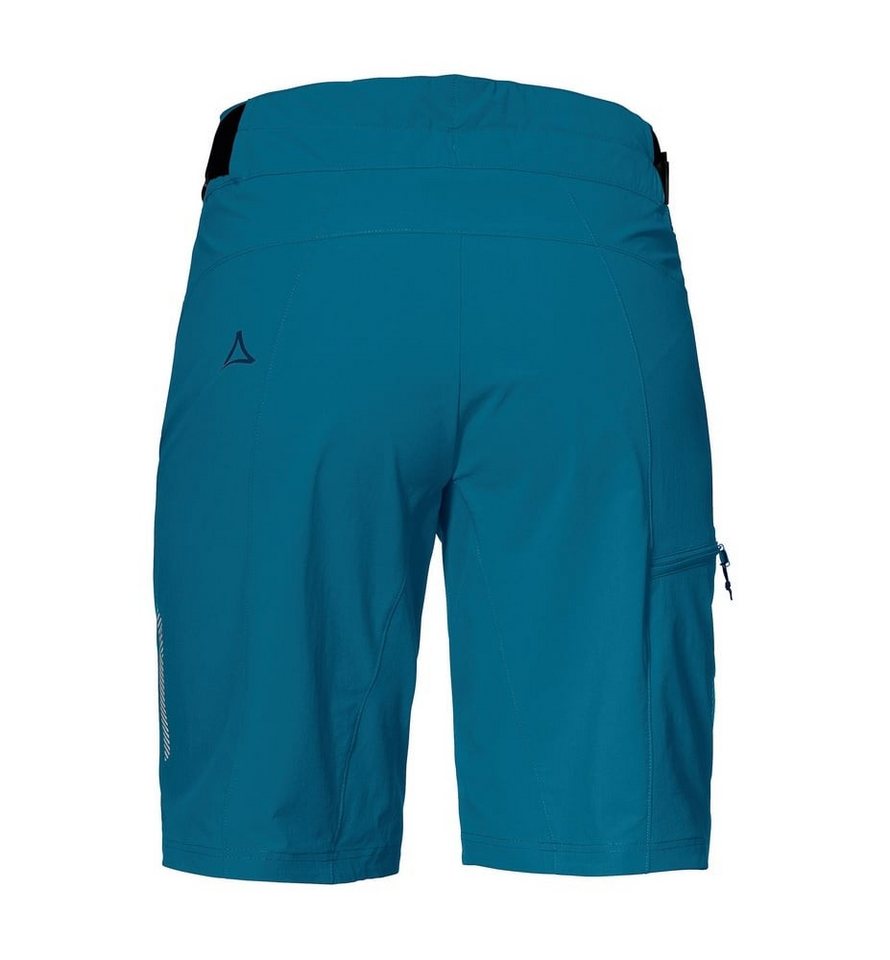 Schöffel Trekkinghose Fahrrad-Wanderhose Trans Canada 4-Wege Stretch kurz blau Damen
