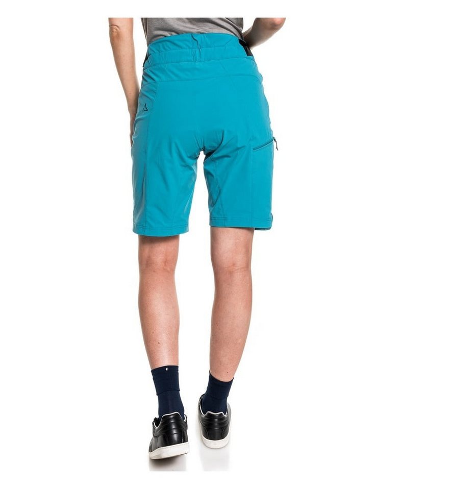 Schöffel Trekkinghose Fahrrad-Wanderhose Trans Canada 4-Wege Stretch kurz blau Damen Bild 2