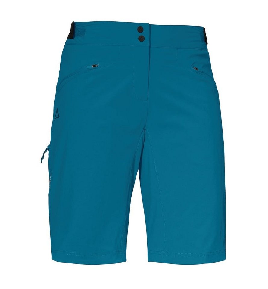Schöffel Trekkinghose Fahrrad-Wanderhose Trans Canada 4-Wege Stretch kurz blau Damen Bild 3
