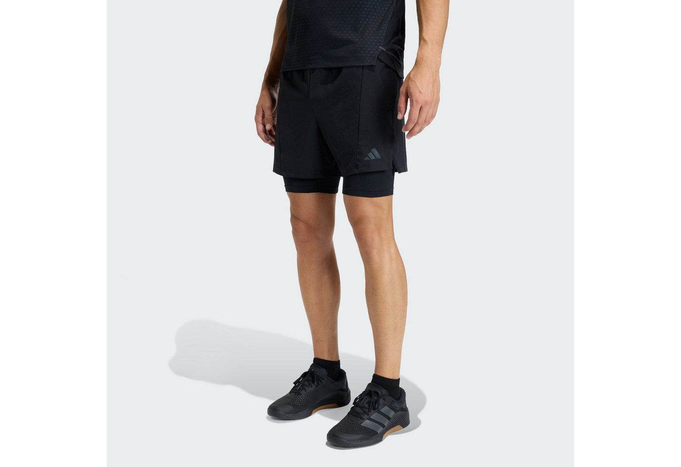 adidas Performance 2-in-1-Hose D4T WORKOUT 2IN1 SHORTS (1-tlg)