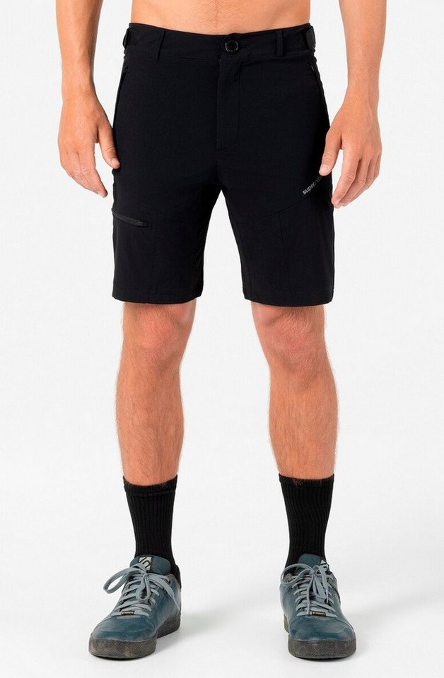 SUPER.NATURAL Fahrradhose Merino Unstoppable Shorts (robust, stretchy, windabweisend) kurz