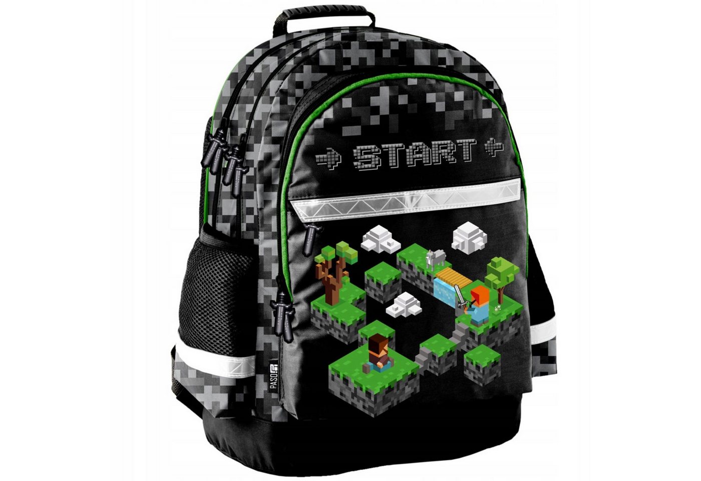 PASO Schulrucksack Leichter, wasserdichter Schulrucksack mit ergonomischem Design