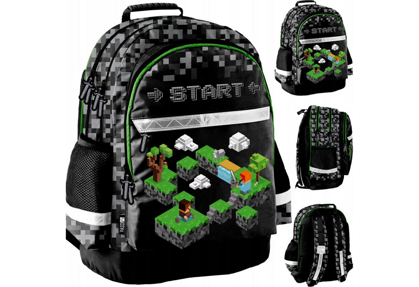 PASO Schulrucksack Leichter, wasserdichter Schulrucksack mit ergonomischem Design Bild 4