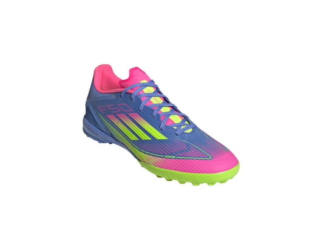 adidas Performance F50 League TF (Kunstrasen,Hart-Aschenplätze) blau/pink/lime Herren Fußballschuh Bild 3