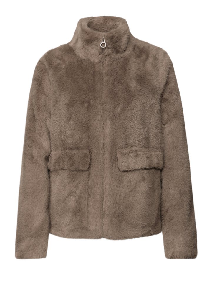 STREET ONE Outdoorjacke braun,Indoor,Polyester,Unifarben,Stehkragen,Lang,Regular Fit Bild 4