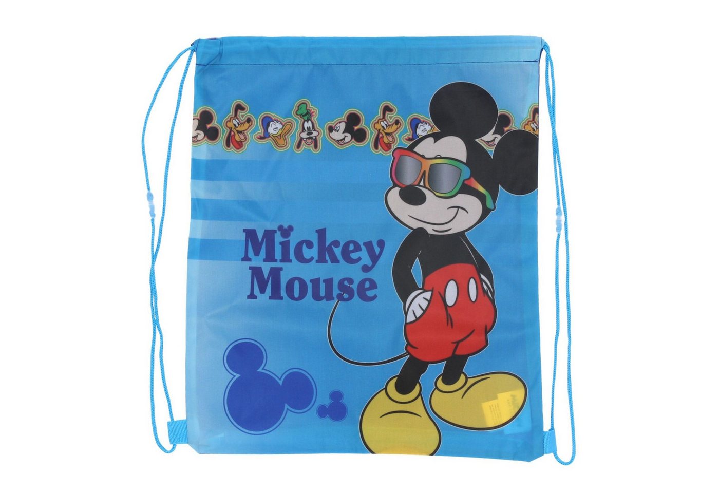 Disney Mickey Mouse Turnbeutel Gymbag für Jungen und Mädchen für Alltag und Aktivitäten 35 × 40 cm