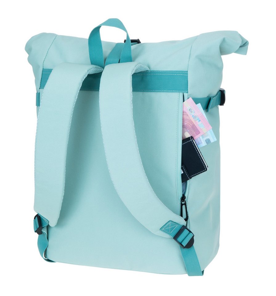 ELEPHANT Rucksack Damen Herren Freizeitrucksack A4 groß Laptoprucksack, Travel Geheimfach Daypack Reiserucksack Tasche One 13114 + Flasche Bild 4