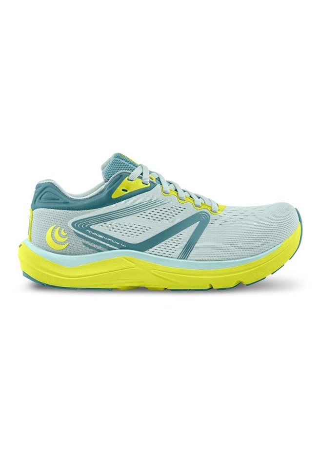 Topo Magnifly 4 (Dämpfung, 0mm Sprengung) blau/lime Damen Laufschuh