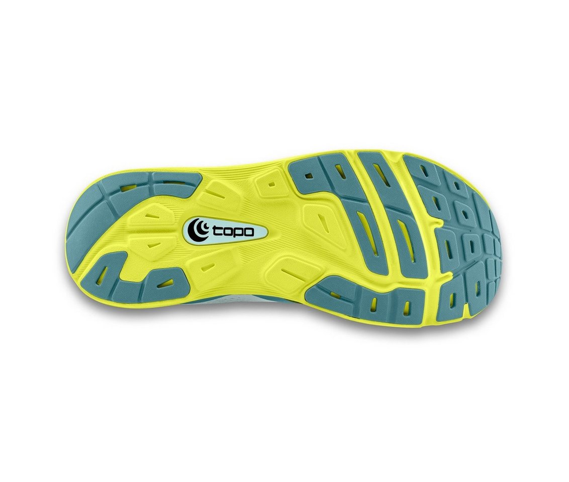 Topo Magnifly 4 (Dämpfung, 0mm Sprengung) blau/lime Damen Laufschuh Bild 3