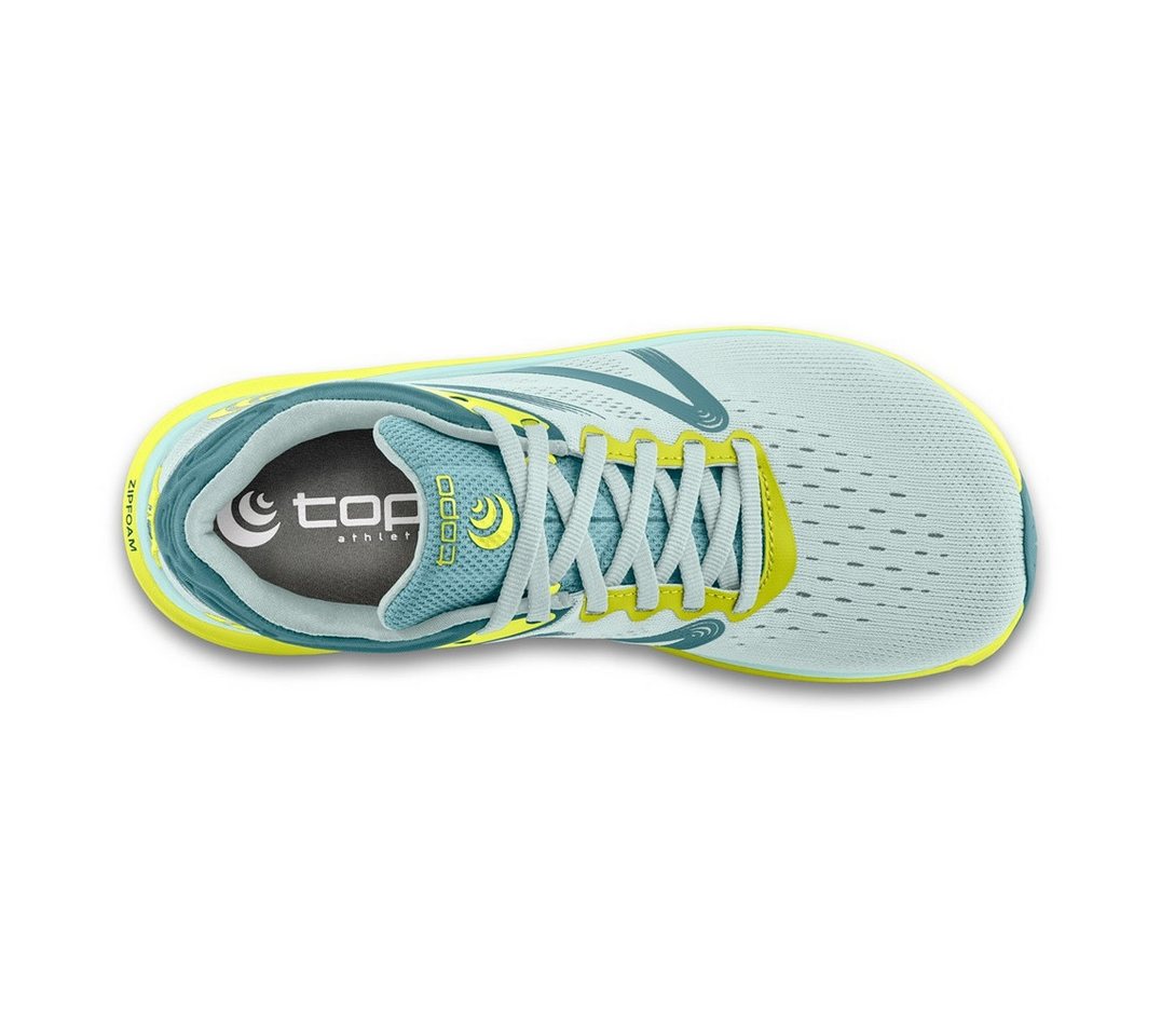 Topo Magnifly 4 (Dämpfung, 0mm Sprengung) blau/lime Damen Laufschuh Bild 5
