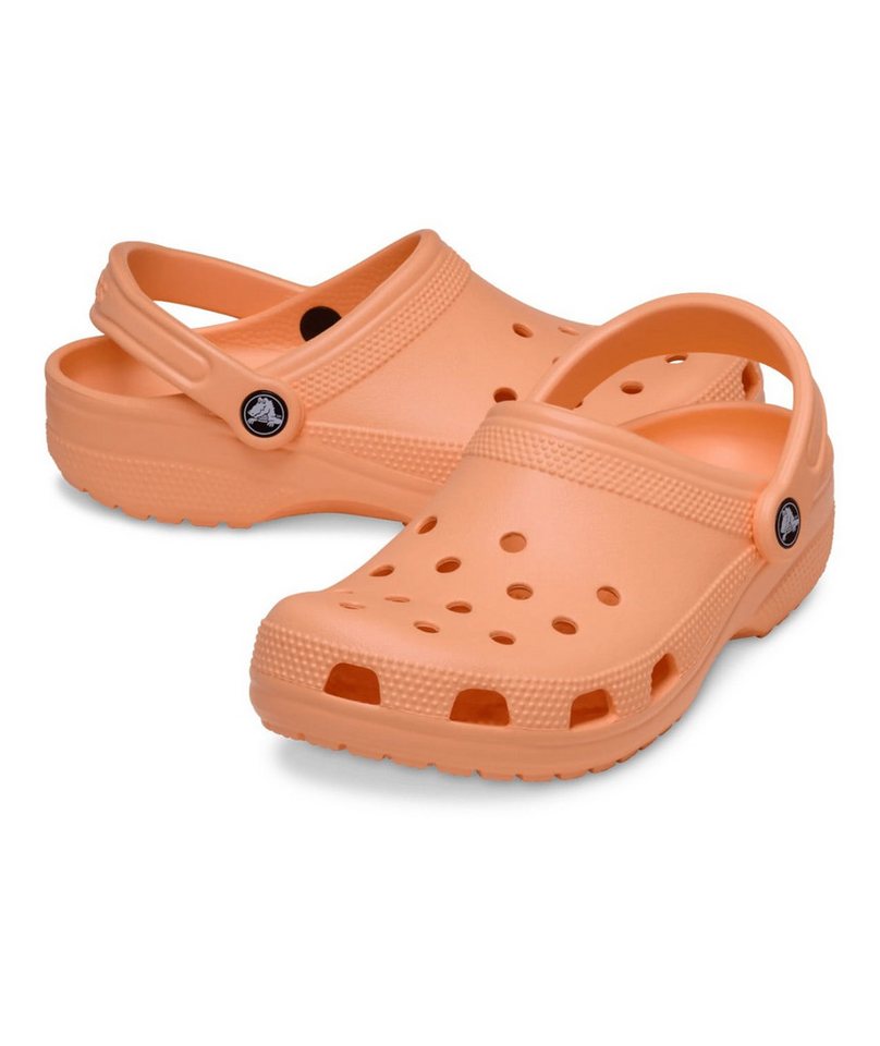 Crocs Sandale Classic Clog Concrete orange/sun Badeschuh Bild 4