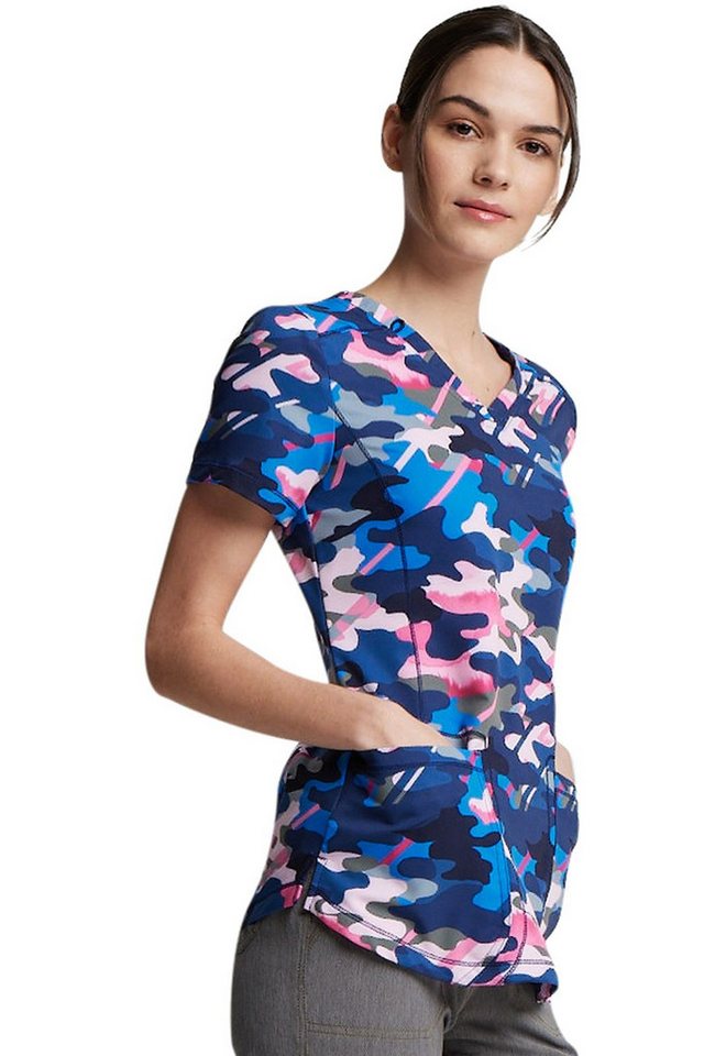 Dickies Funktionsbluse Bunt bedruckter Damen Kasack "Camo Line" Kasack mit Motiv Bild 5