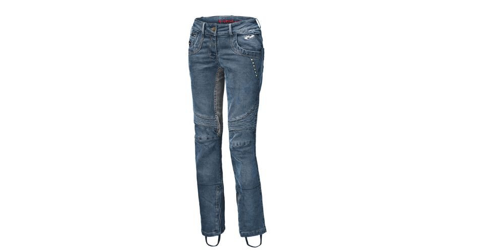 Held Biker Fashion Motorradhose Road Queen Damenjeans Knieprotektoren enthalten