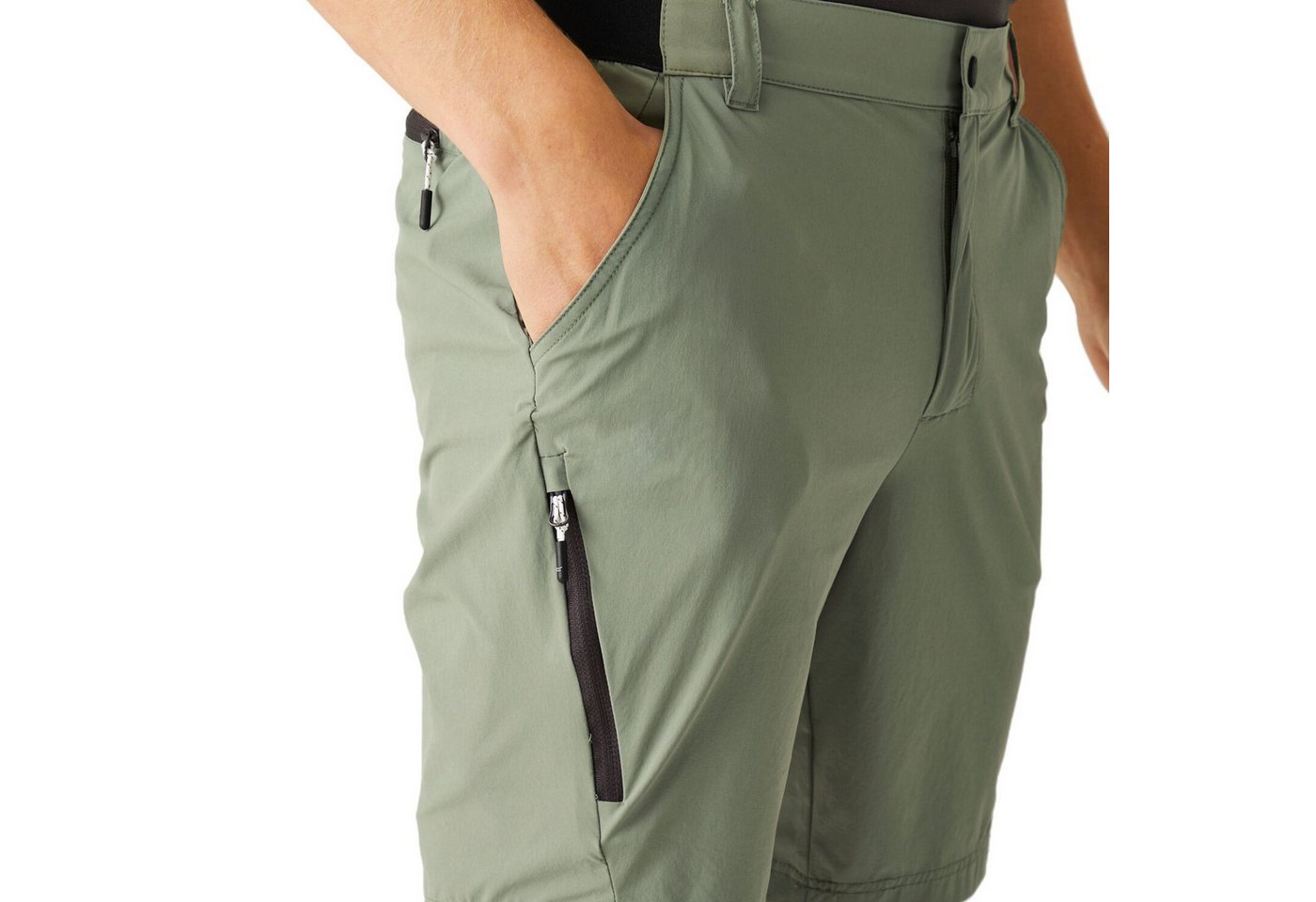 Regatta Trekkinghose Wanderhose Travel Light (wasserabweisend und schnelltrocknend) kurz