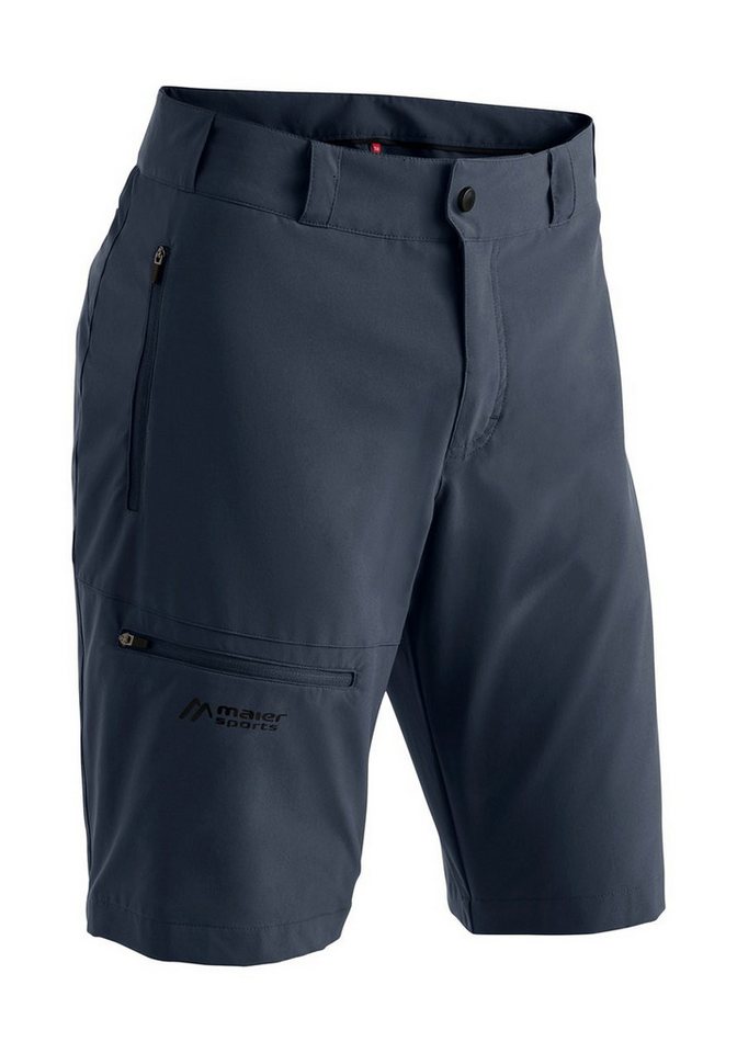 Maier Sports Trekkinghose Wanderhose Bermuda Latit Short (4-Wege-Stretch) kurz graphitegrau